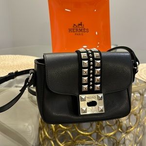 Valentino by Mario Valentino
Yasmn Embellished Leather crossbody bag